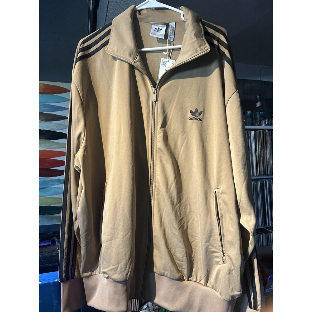 Adidas Originals Firebird Track Top Jacket Mens - XL - Zipper - Brown - NWT